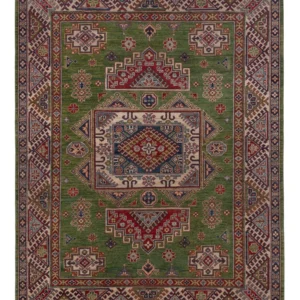 Ziegler Teppich - Kazak - 202 x 151 cm - grün