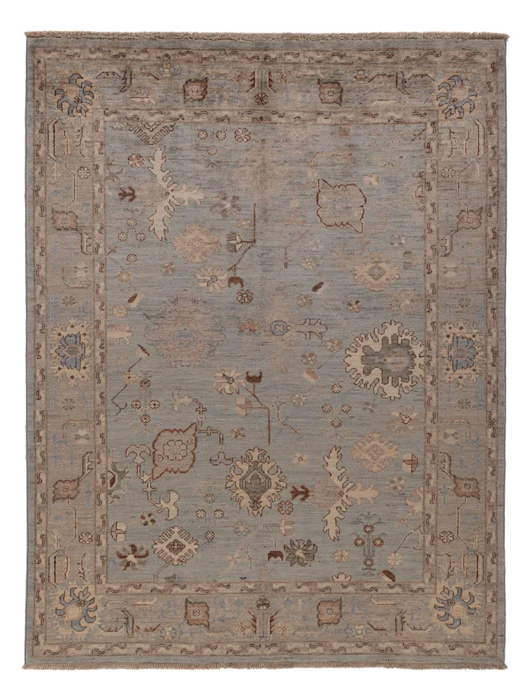 Ziegler Teppich - Usak - 200 x 153 cm - hellblau