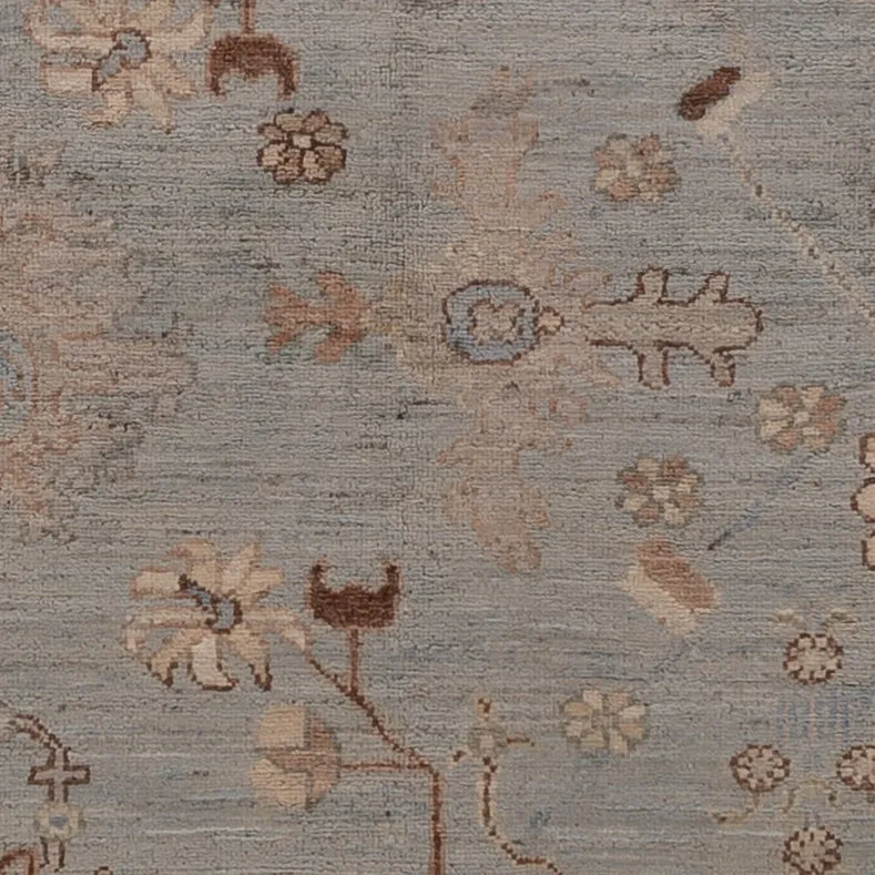 Ziegler Teppich - Usak - 200 x 153 cm - hellblau