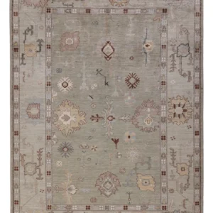 Ziegler Teppich - Usak - 246 x 174 cm - grau