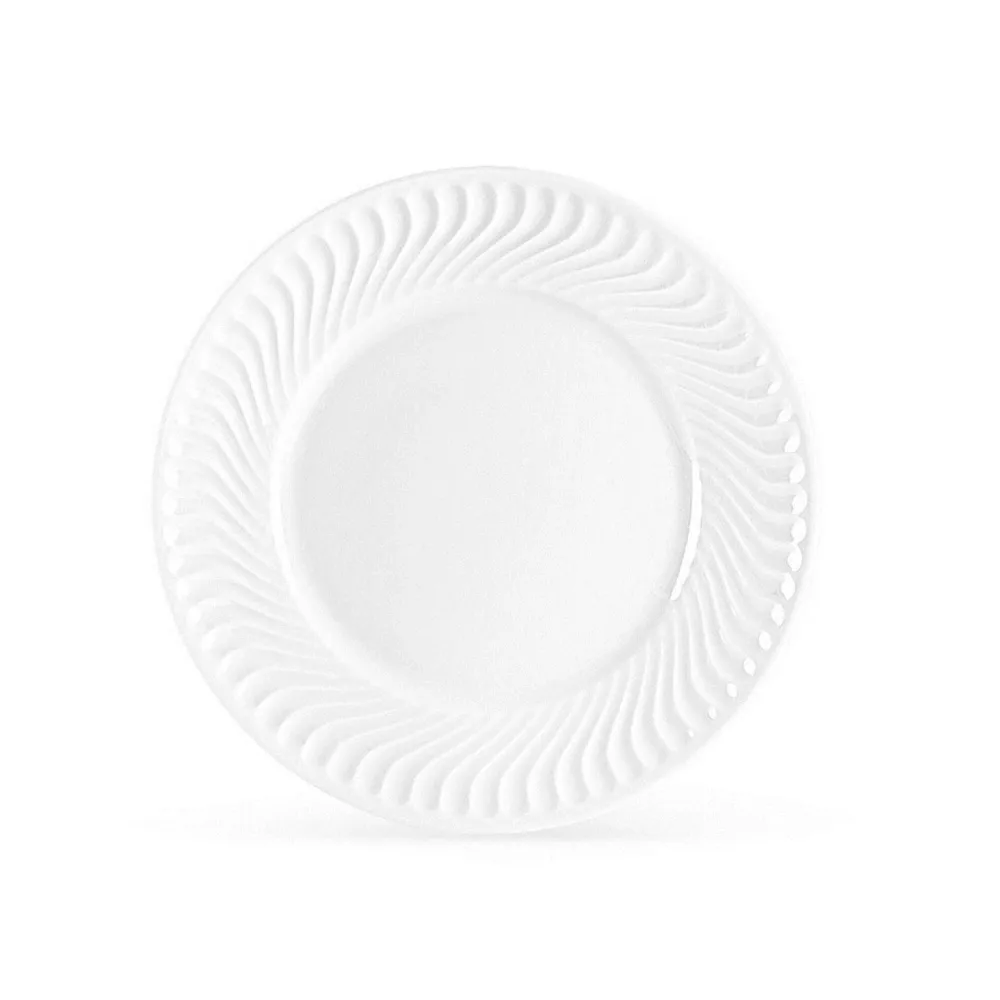 Prato Raso 25cm Branco Sagres para Cozinha Profissional