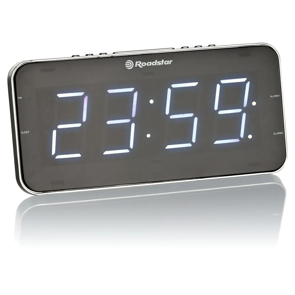Cuco Decorativo Rádio Despertador Roadstar CLR2615 | FM, Alarme duplo, 1.8"