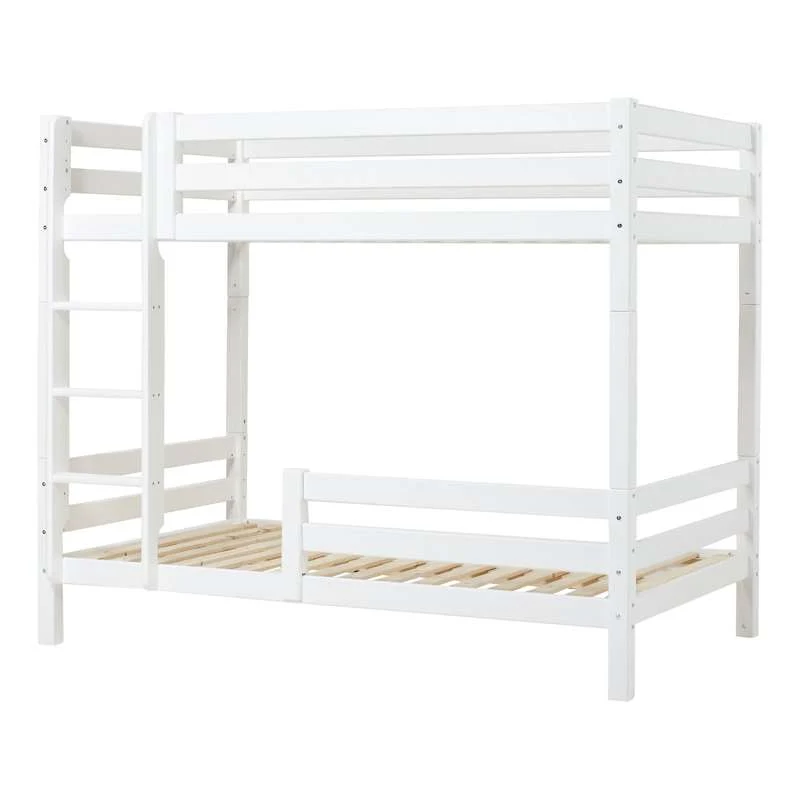 Hoppekids ECO Sofisticado - Cama Alta - 120x200 cm. - Duas Laterais - Branco 100% Algodão Orgânico