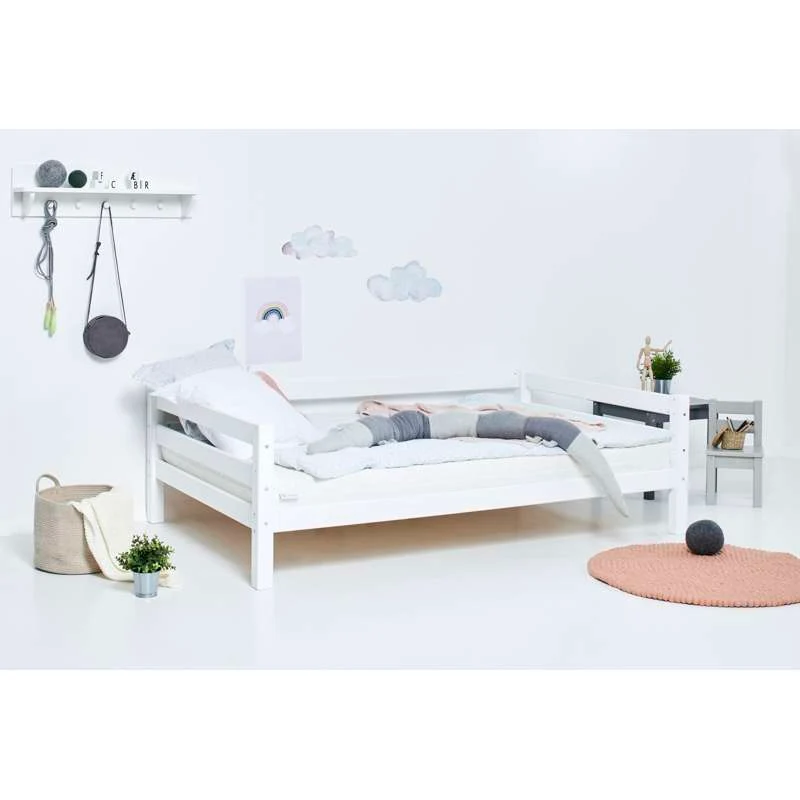 Lençol de Elástico Hoppekids ECO Luxuoso - Cama júnior - 120x200 cm. - Branco