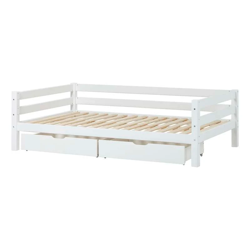 Lençol de Elástico Hoppekids ECO Luxuoso - Cama júnior - 120x200 cm. - Branco