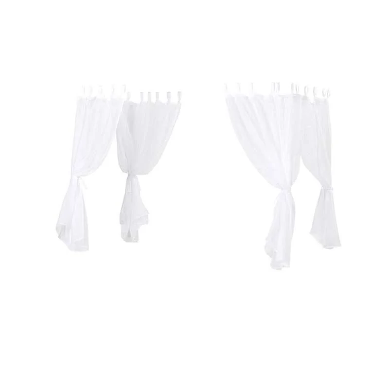 Lençol Infantil Hoppekids ECO Dream - Cama com dossel (Vários Tamanhos) - Branco/Transparente