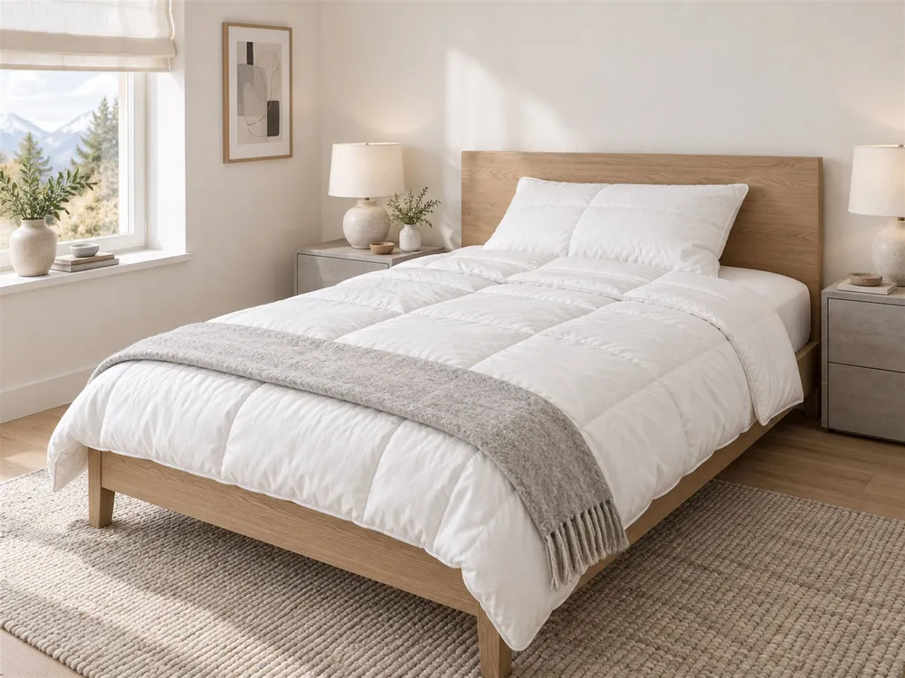 Duck Down Unitário Duvet Extra Warm 135 x 200 cm GROSSGLOCKNER