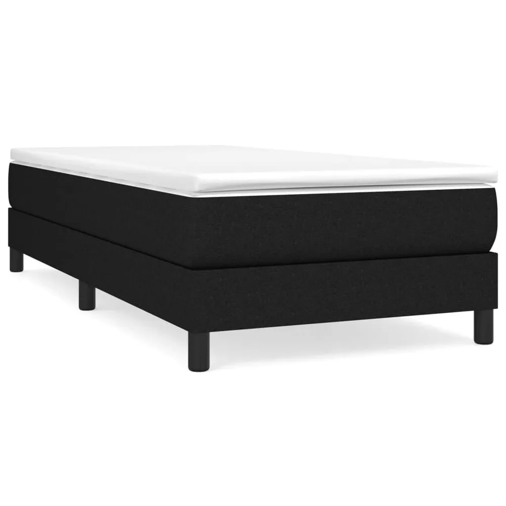 Cama com molasemcolchão 90x190 cm tecido preto - 90% Pluma