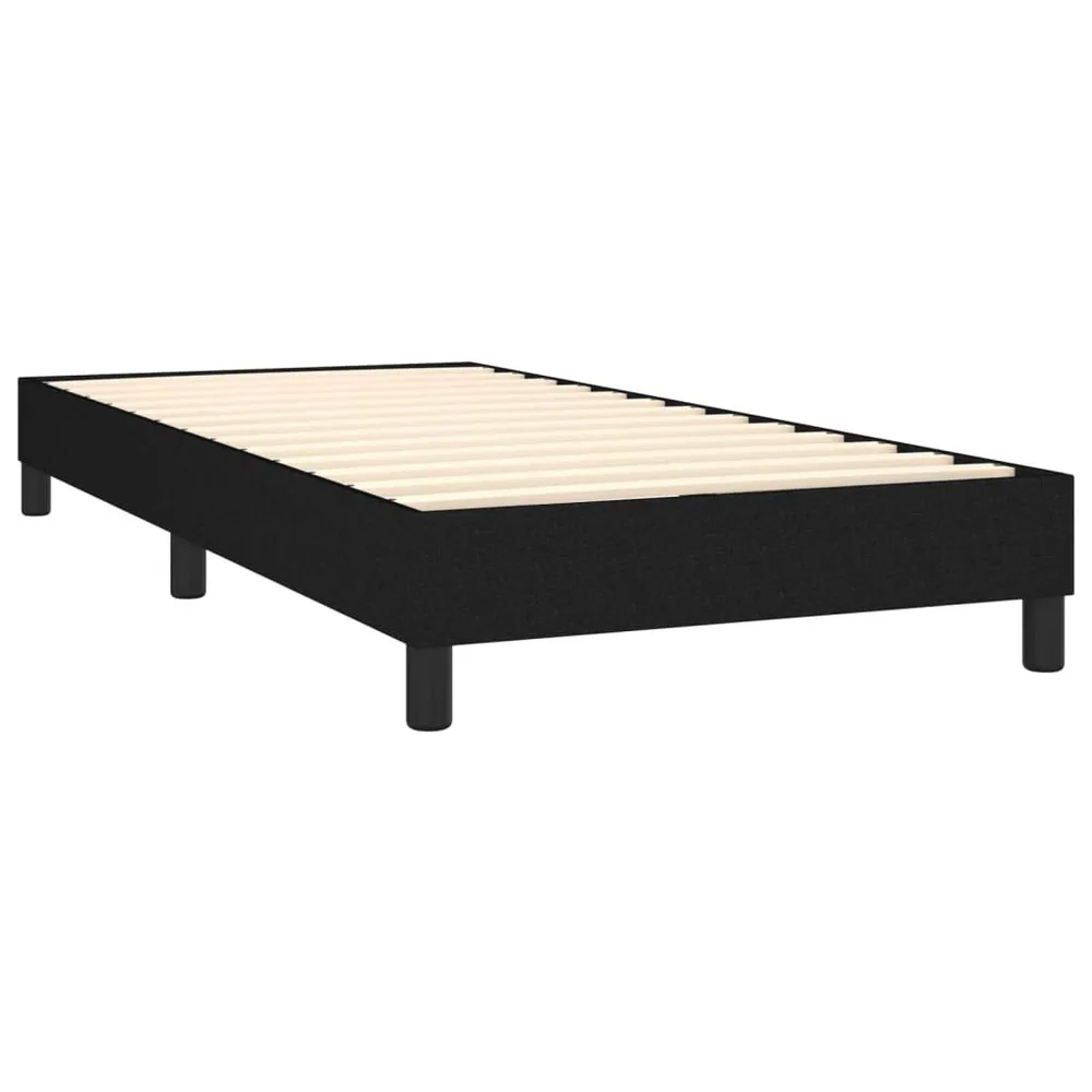 Cama com molasemcolchão 90x190 cm tecido preto - 90% Pluma