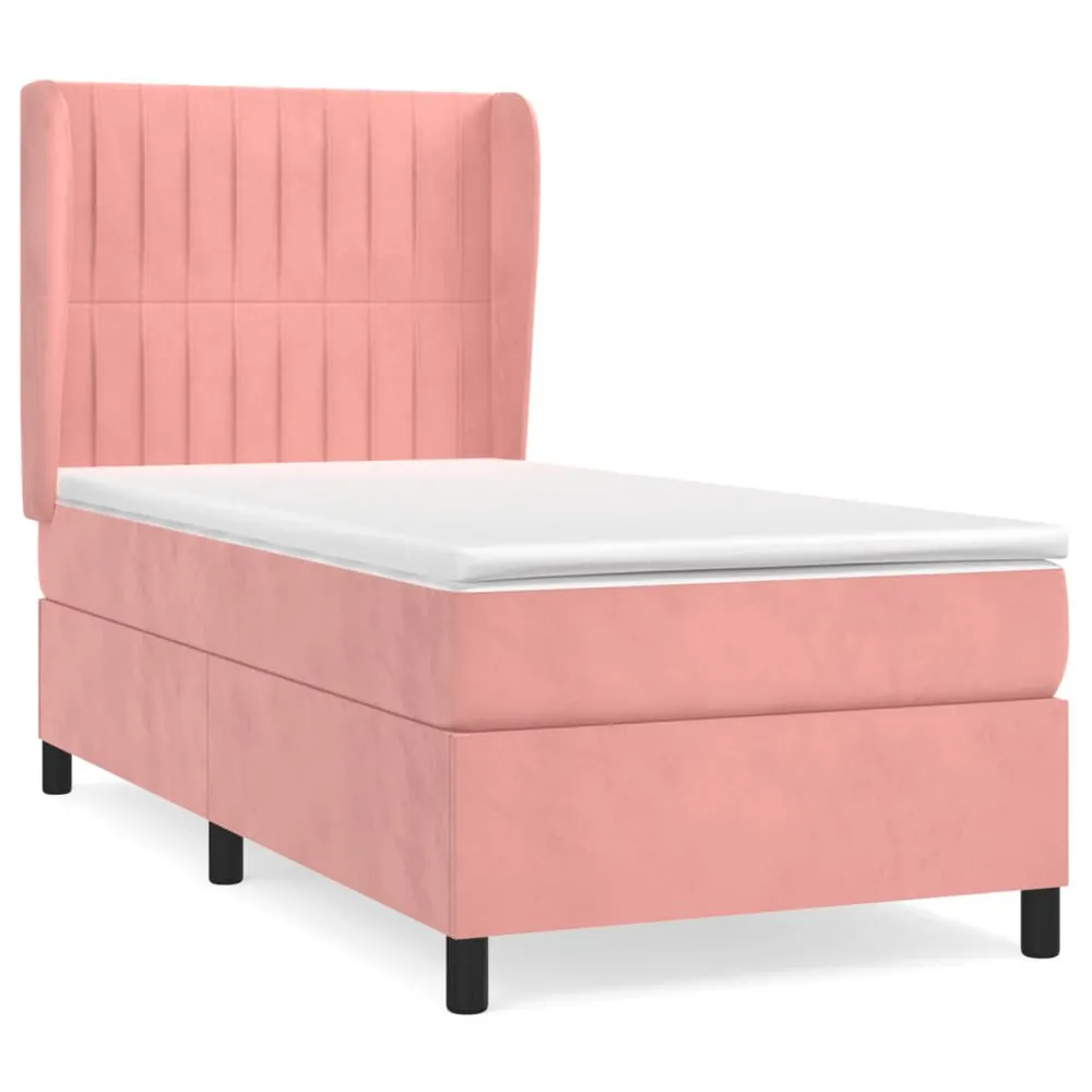 Colcha Acolchoada de Pluma Cama com molasemcolchão 90x200 cm veludo rosa
