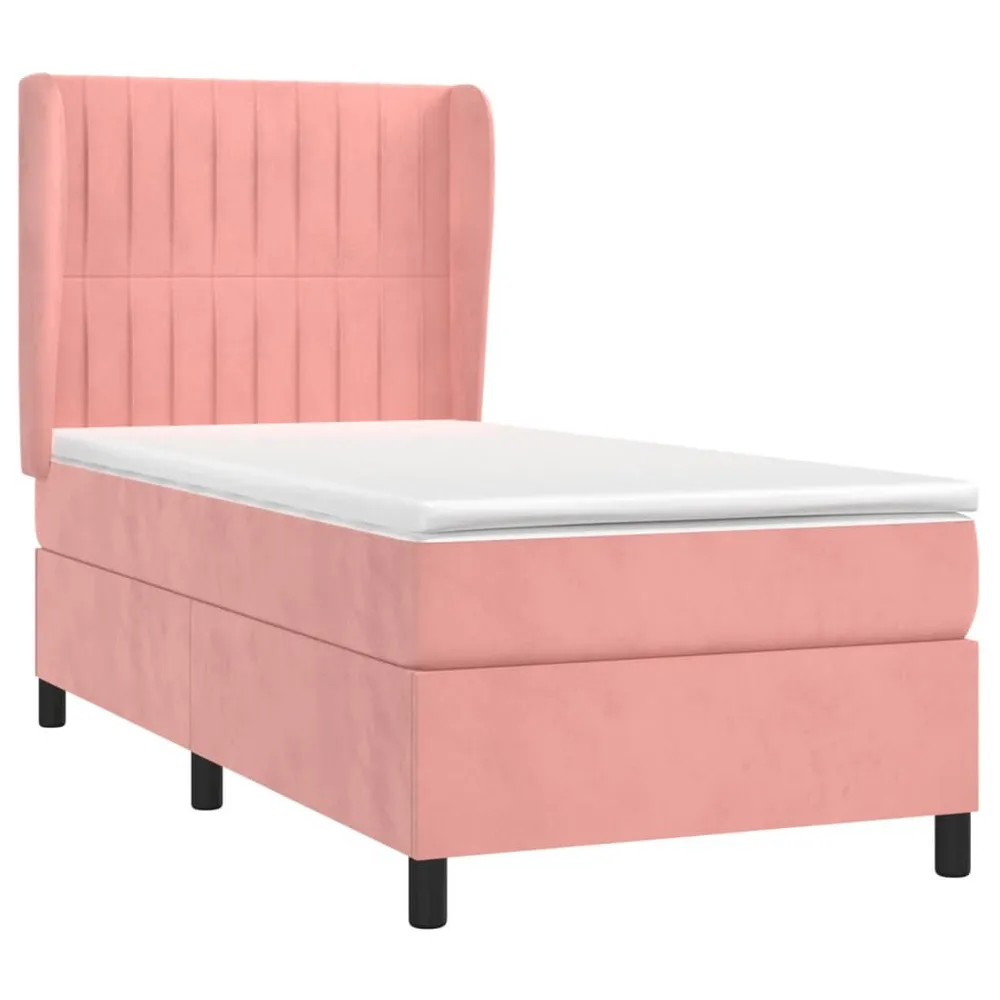 Colcha Acolchoada de Pluma Cama com molasemcolchão 90x200 cm veludo rosa