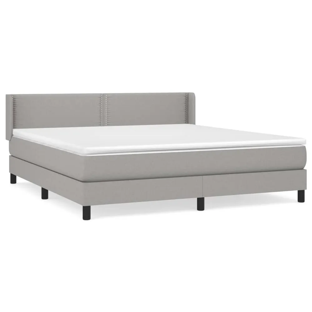 Colcha Acolchoada de Pluma Cama com molasemcolchão 160x200 cm tecido cinzento-claro