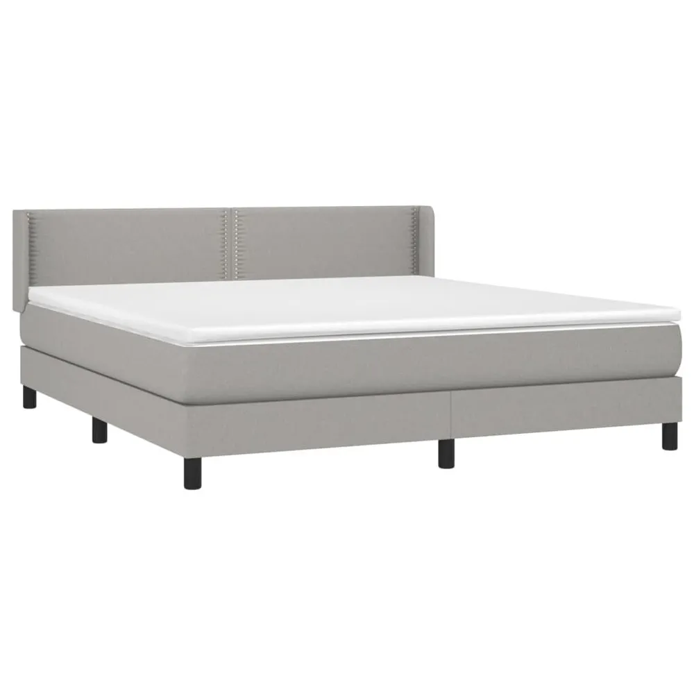Colcha Acolchoada de Pluma Cama com molasemcolchão 160x200 cm tecido cinzento-claro
