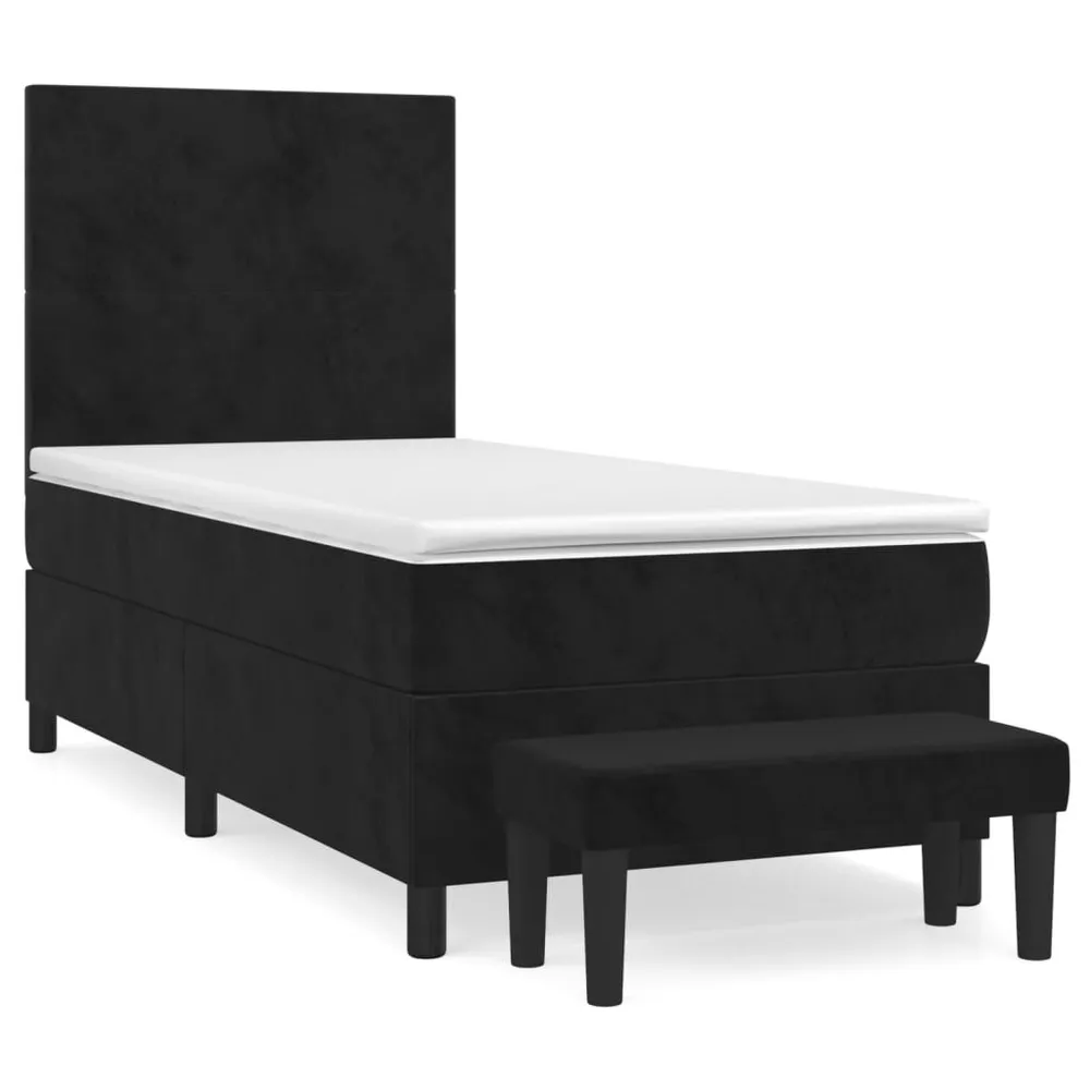 Colcha de Inverno de Pluma Cama com molasemcolchão 100x200 cm veludo preto