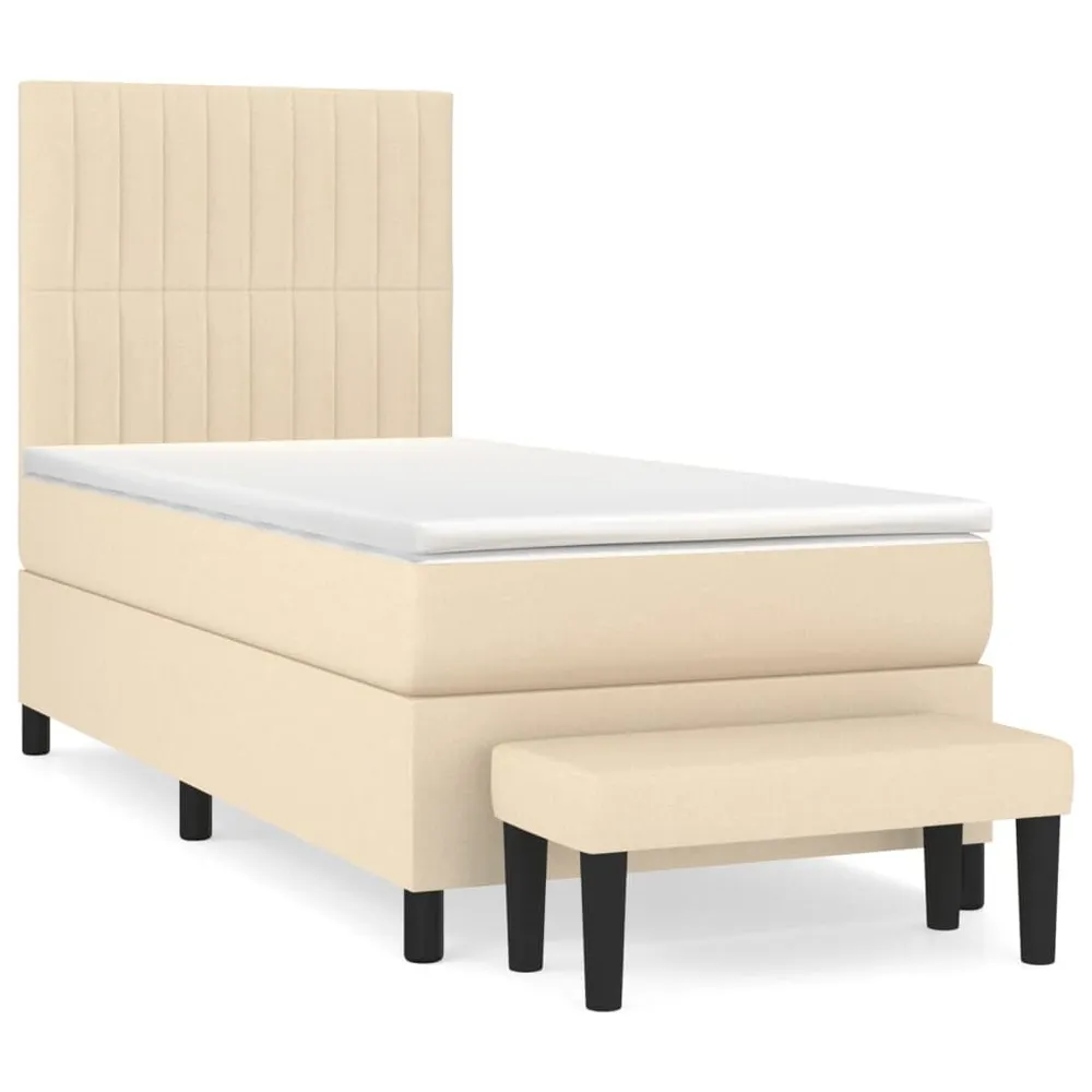 Colcha de Inverno de Pluma Cama com molasemcolchão 90x200 cm tecido cor crème