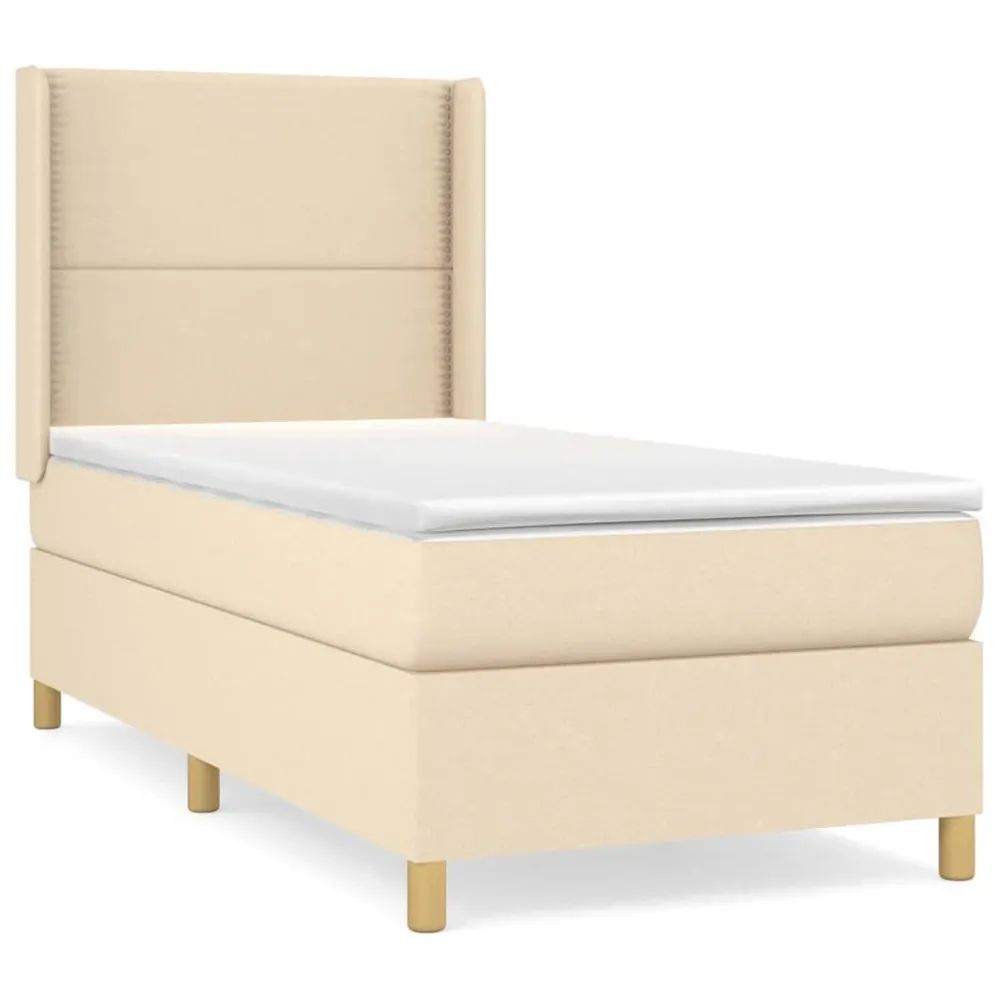 Colcha de Inverno de Pluma Cama com molasemcolchão 90x190 cm tecido cor creme