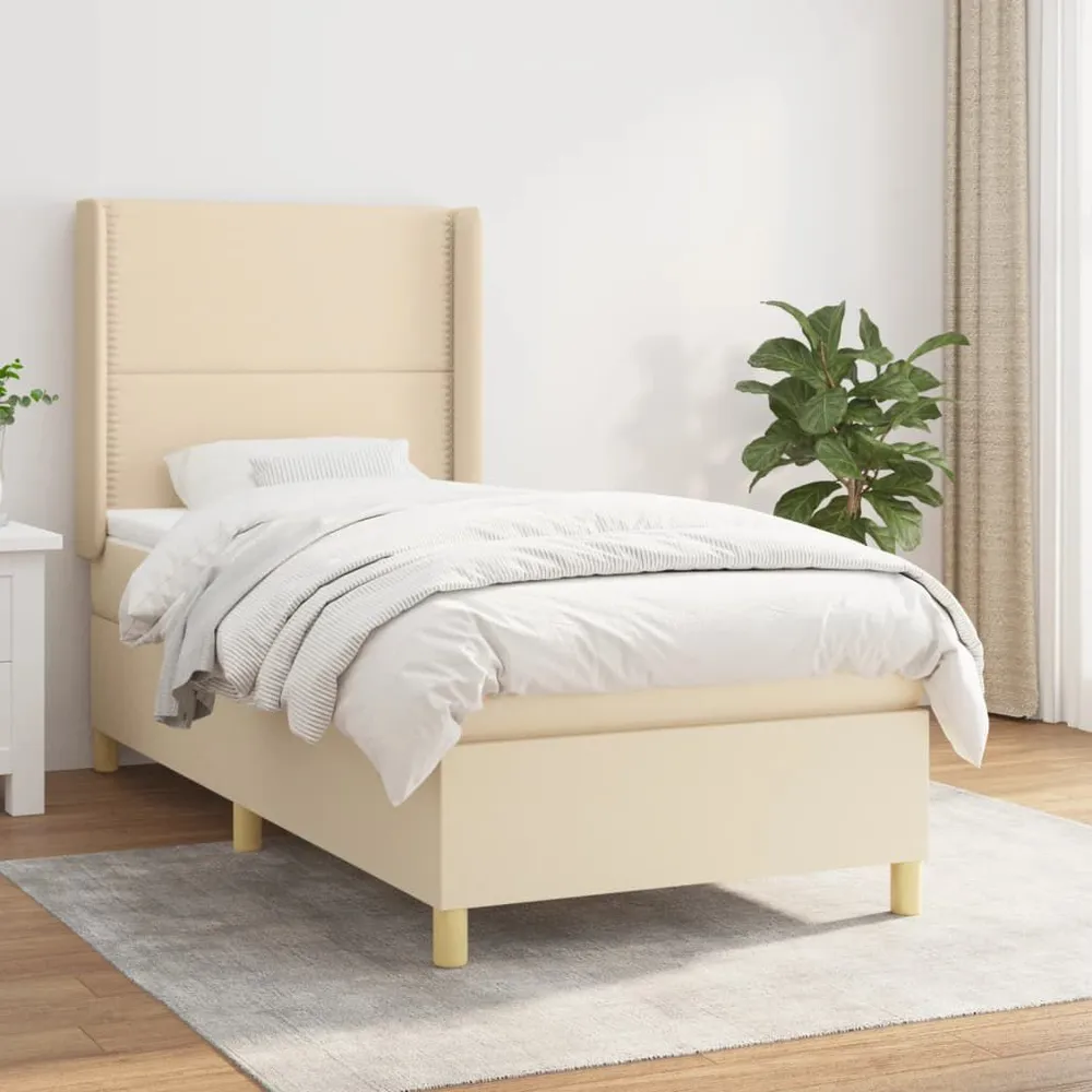 Colcha de Inverno de Pluma Cama com molasemcolchão 90x190 cm tecido cor creme