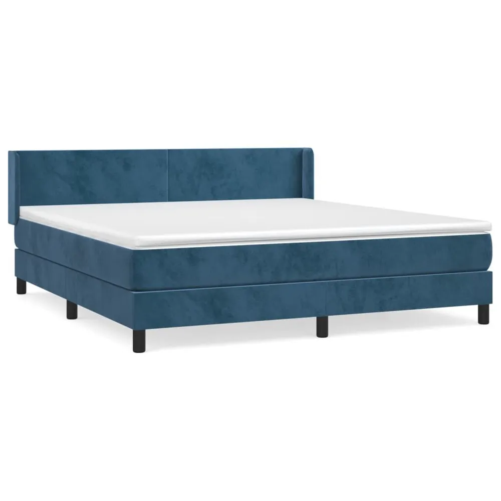 Colcha de Inverno de Pluma Cama com molasemcolchão 180x200 cm veludo azul-escuro