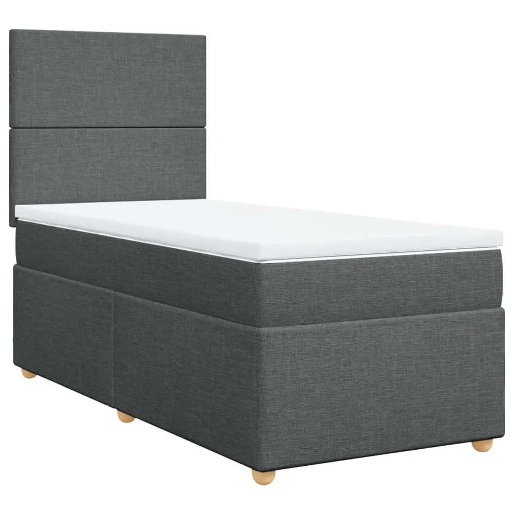 Colcha de Inverno de Pluma Cama com molasemcolchão 90x200 cm tecido cinzento-escuro