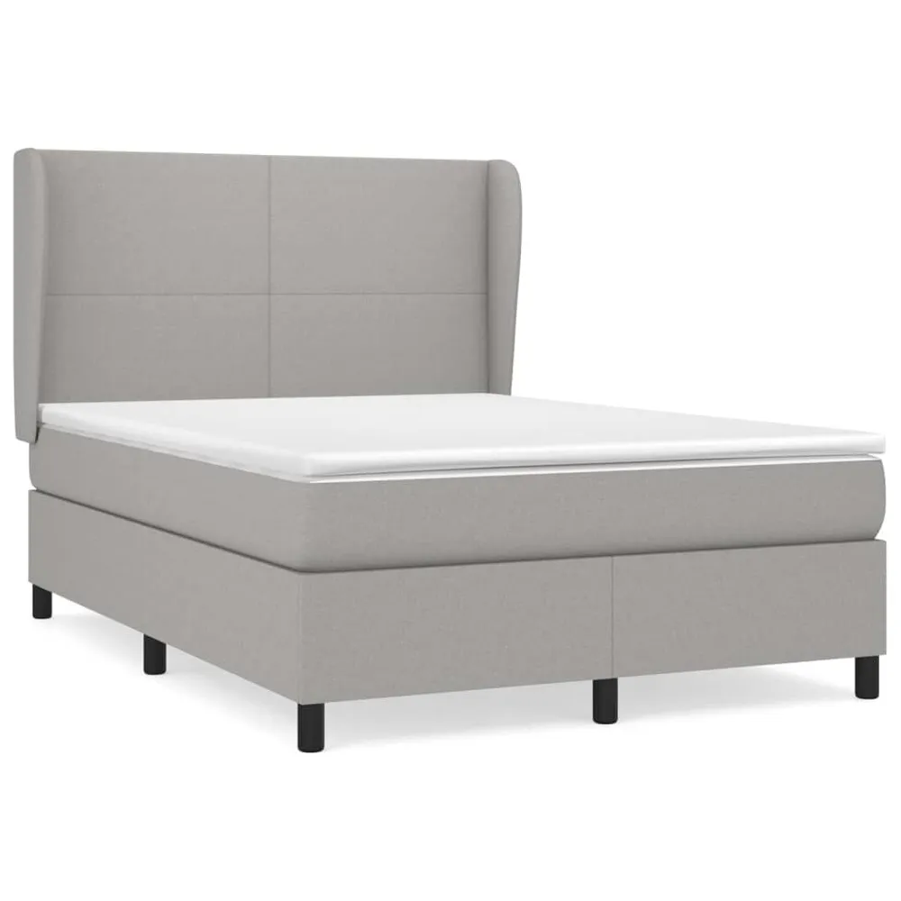 Colcha Leve de Pluma Cama com molasemcolchão 140x190 cm tecido cinzento-claro