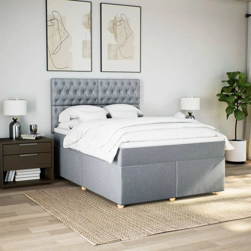 Colcha Leve de Pluma Cama com molasemcolchão 140x200 cm tecido cinzento-claro