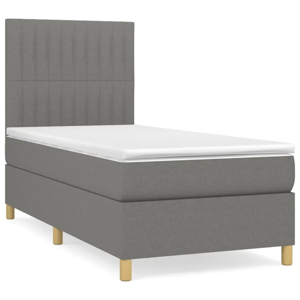 Colcha Leve de Pluma Cama com molasemcolchão 90x190 cm tecido cinza-escuro