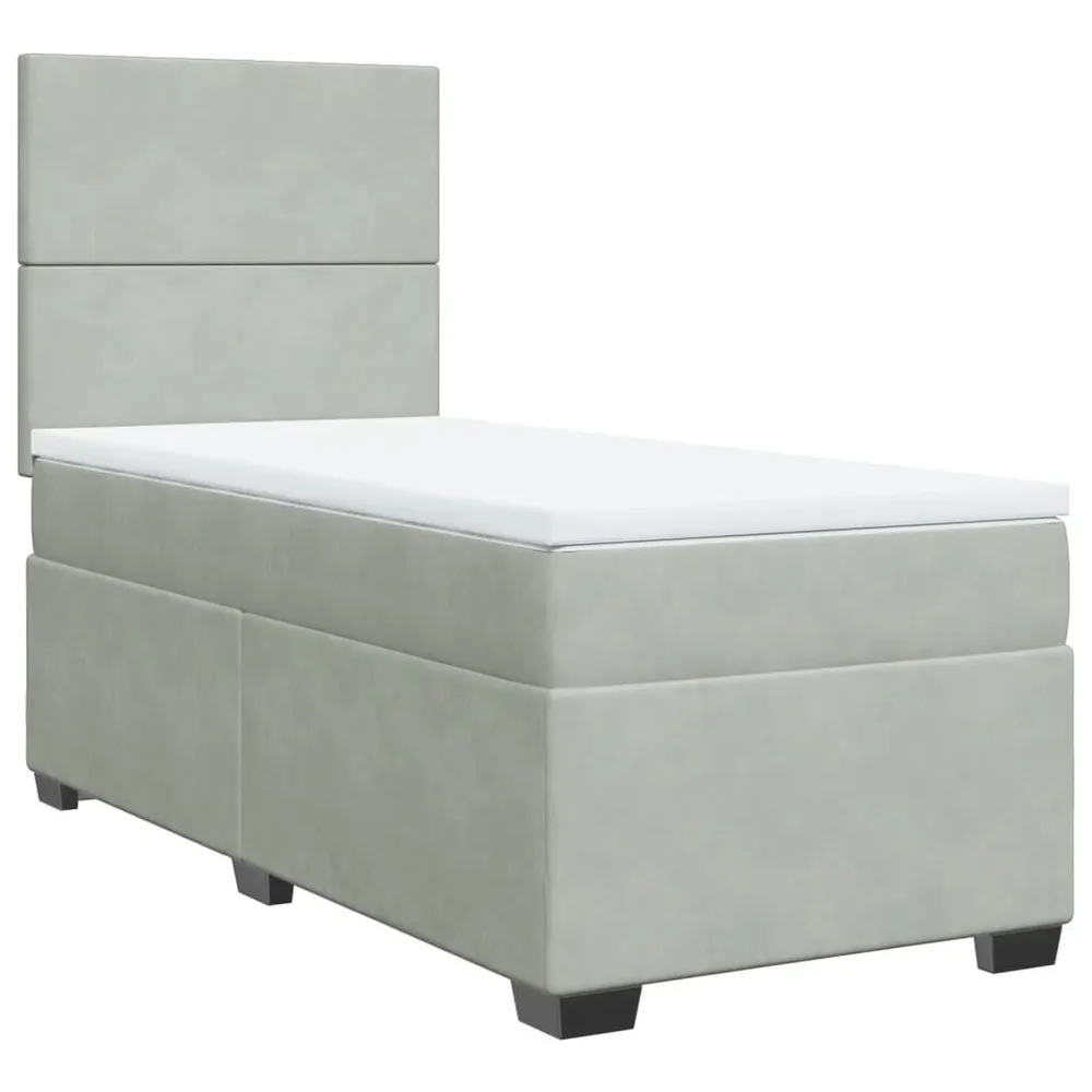Colcha Leve de Pluma Cama com molasemcolchão 90x190 cm veludo cinza-claro