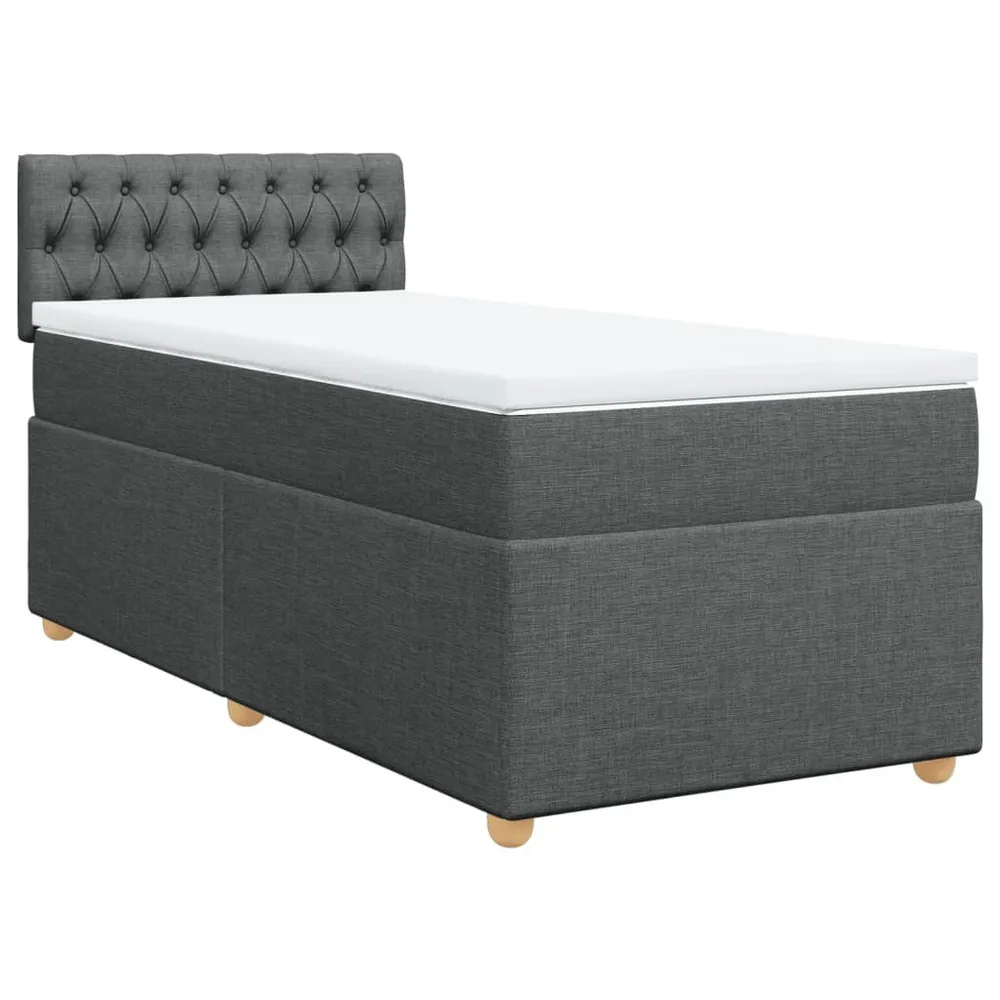 Colcha de Pluma Natural Cama com molasemcolchão 100x200 cm tecido cinza-escuro