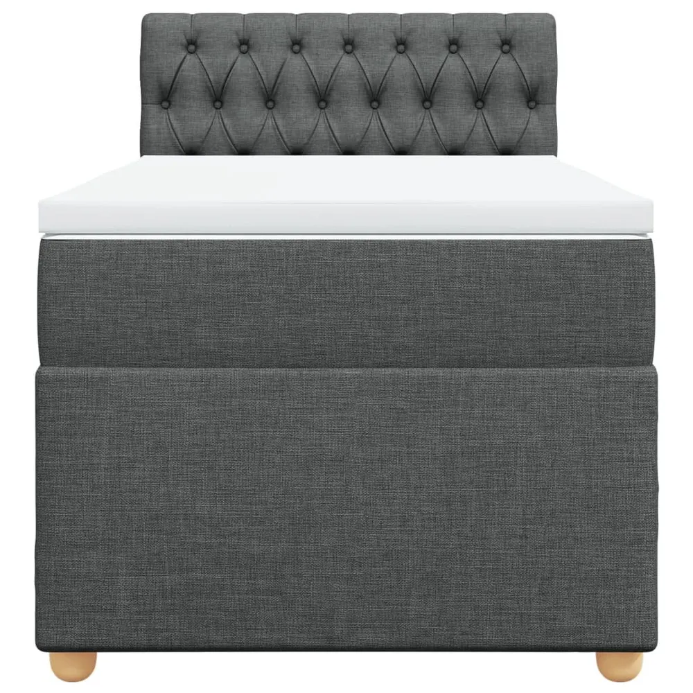 Colcha de Pluma Natural Cama com molasemcolchão 100x200 cm tecido cinza-escuro