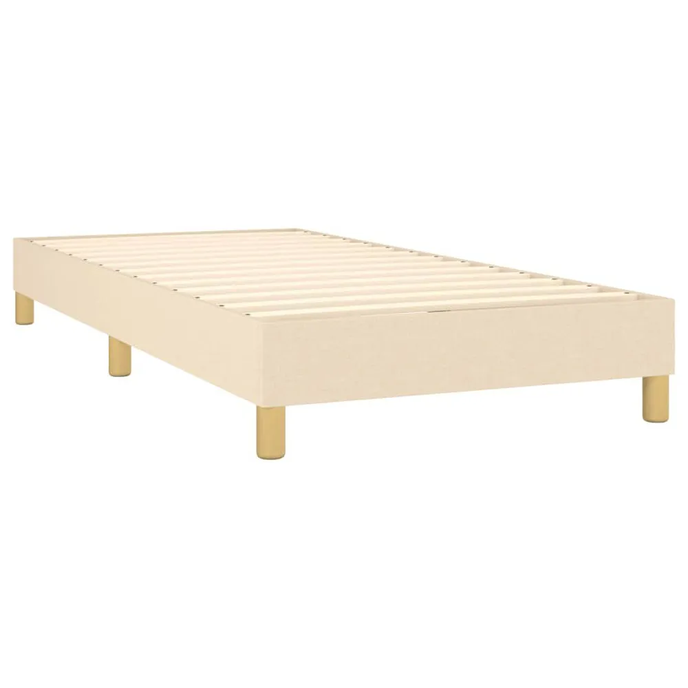 Edredão de Alta Qualidade Cama com molasemcolchão 100x200 cm tecido cor creme