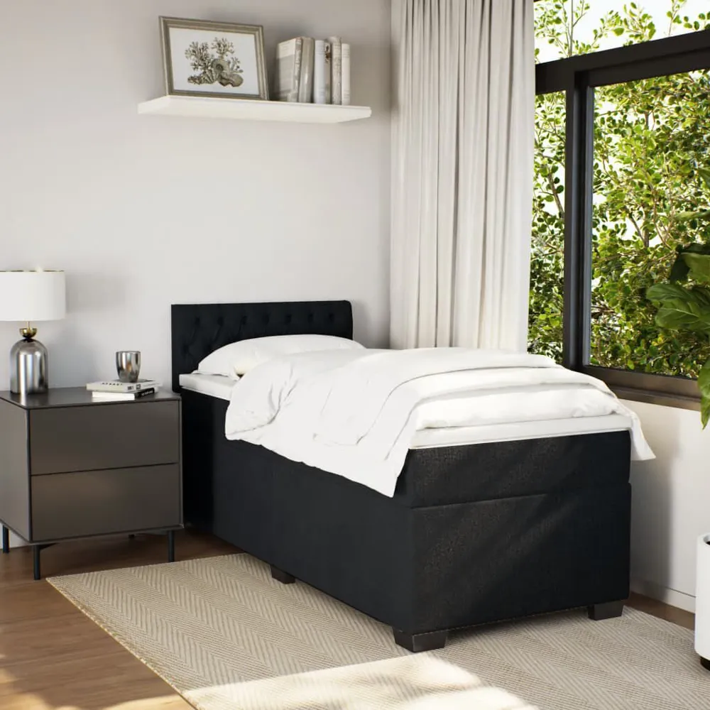 Edredão de Alta Qualidade Cama com molasemcolchão 100x200 cm veludo preto