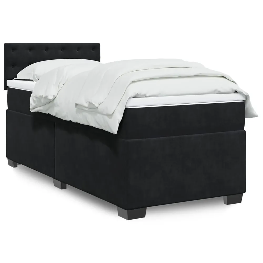 Edredão de Pluma de Ganso Cama com molasemcolchão 100x200 cm veludo preto