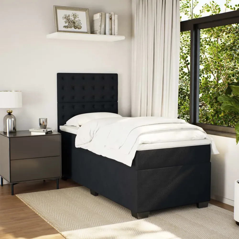 Edredão de Pluma de Ganso Cama com molasemcolchão 100x200 cm veludo preto