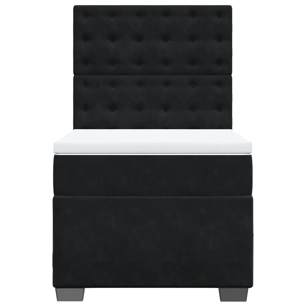 Edredão de Pluma de Ganso Cama com molasemcolchão 100x200 cm veludo preto
