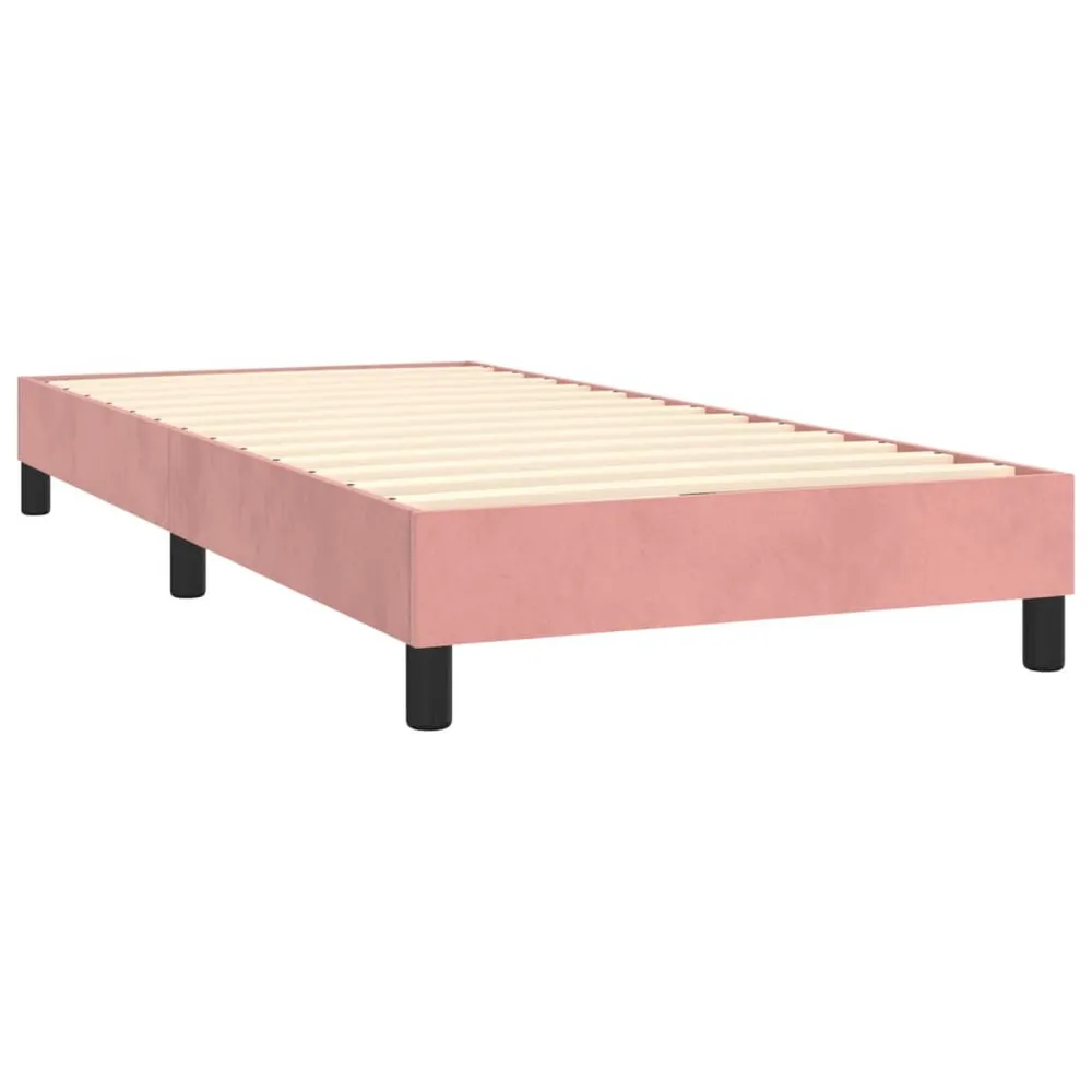 Premium Algodão Egípcio Cama com molasemcolchão 90x200 cm veludo rosa