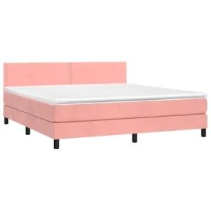 Térmico Regulador Cama com molasemcolchão 160x200 cm veludo rosa