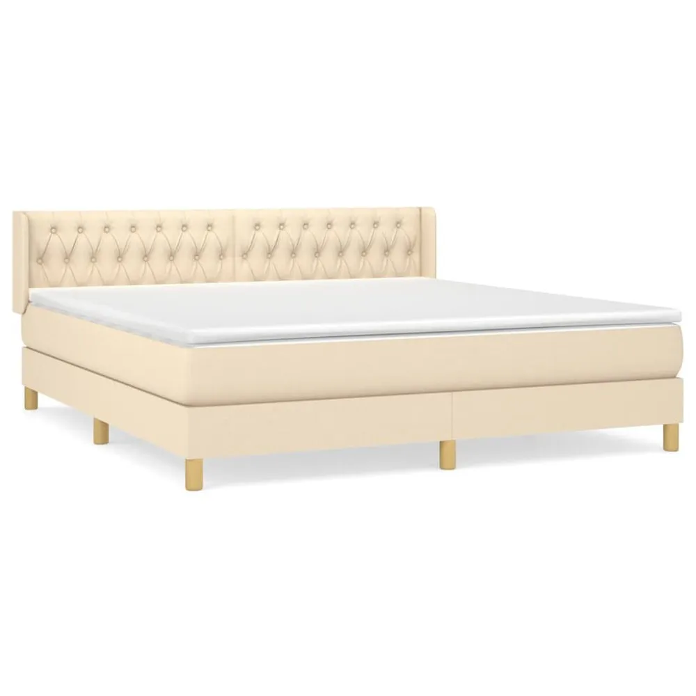 Térmico Regulador Cama com molasemcolchão 180x200 cm tecido cor creme