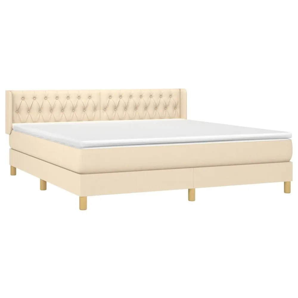Térmico Regulador Cama com molasemcolchão 180x200 cm tecido cor creme