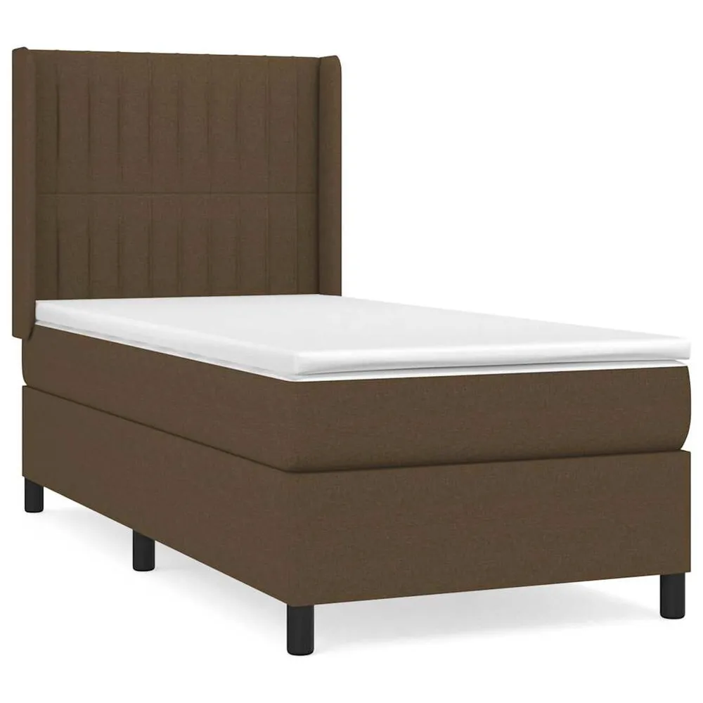 Térmico Regulador Cama com molasemcolchão 90x190 cm tecido castanho-escuro