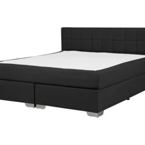 Fabric EU King Size Divan Bed Carvão ADMIRAL