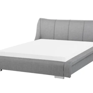 Fabric EU King Size Waterbed Grey NANTES compatible Cama Queen Size