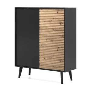 Aparador WILLOW SB104 2D 104x39x125 Preto