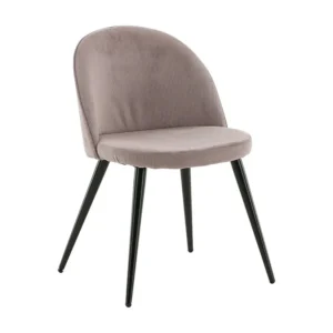 Cadeira Jantar VELUDO MACIO DRC 1NOS 50x57x77 Rosa