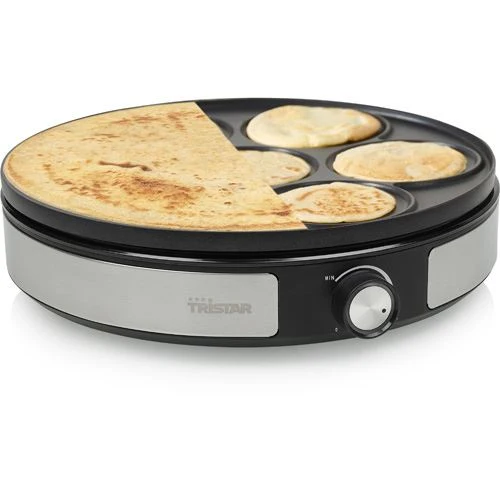 Máquina de Crepes 2 em 1 Tristar BP-2639 | 1500 W - Preto