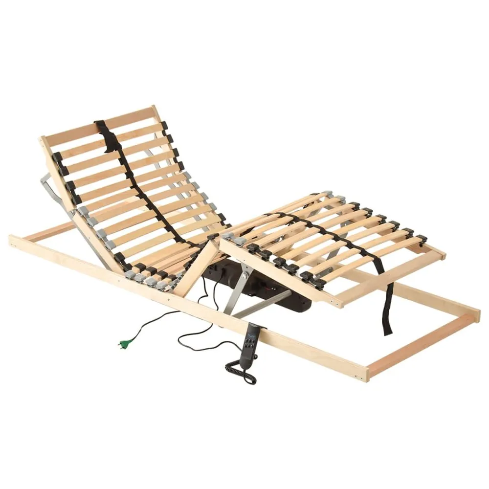 Estrado de ripas elétrico com 28 ripas 7 zonas 90x200 cm | Envio Rápido