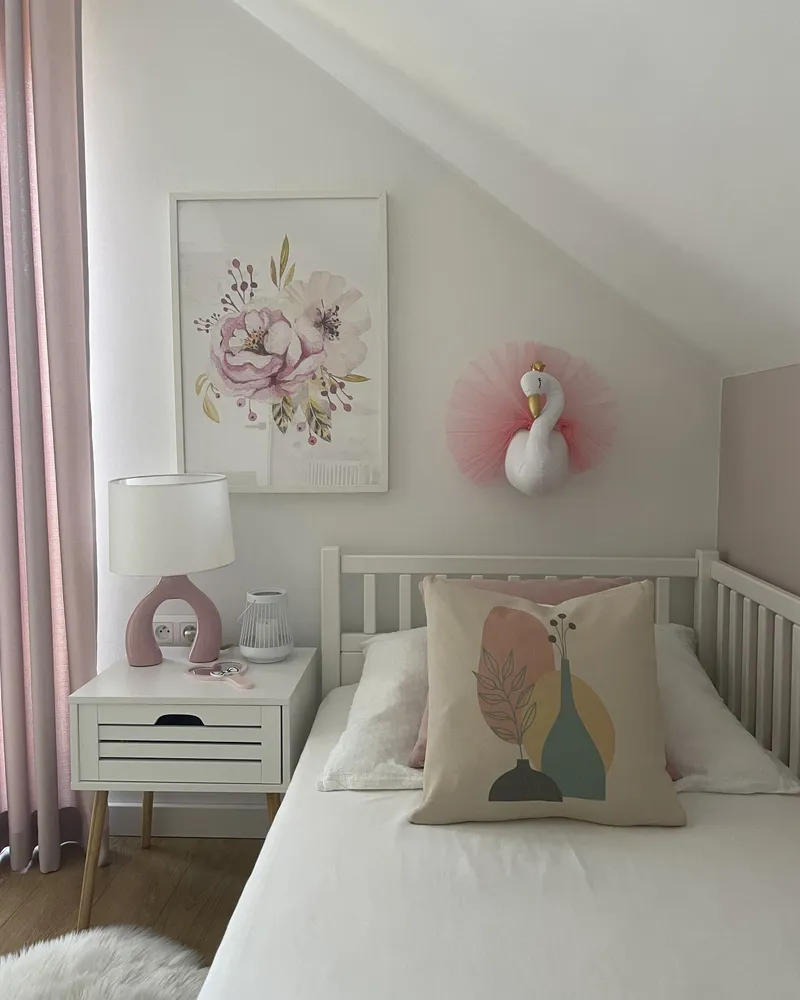 Decoração de parede cisne branco ODETTA