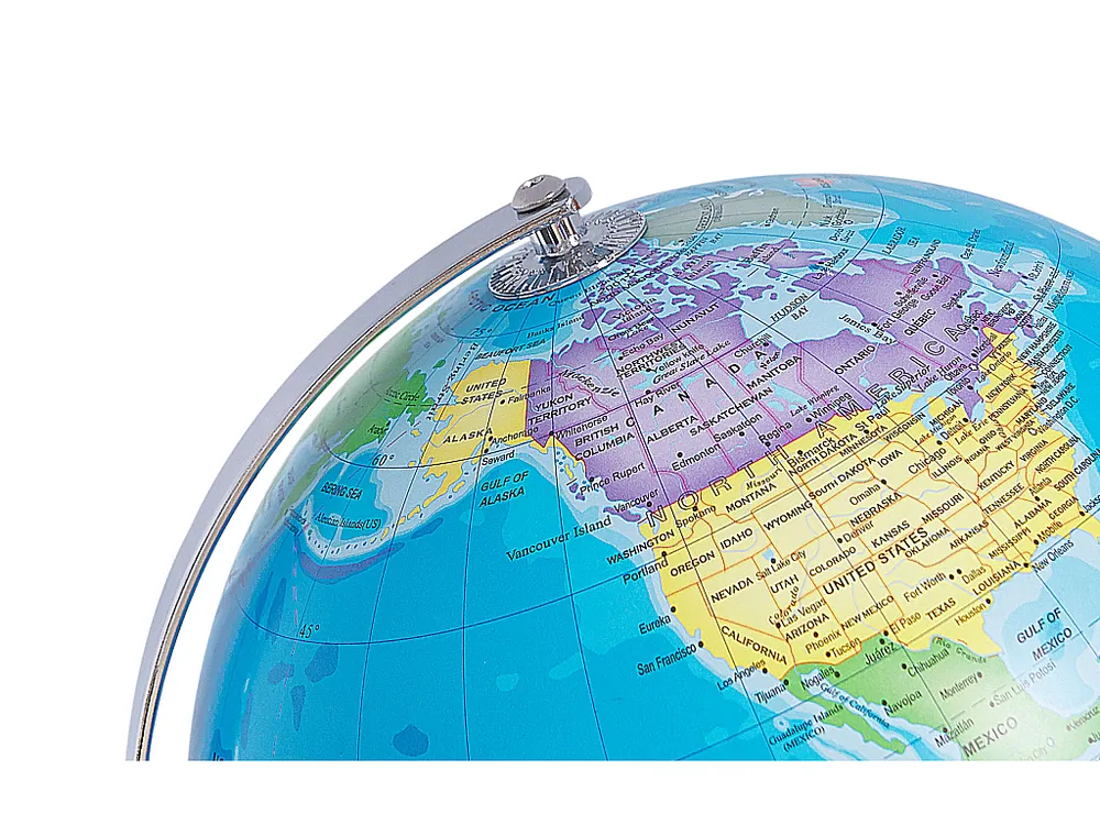 Globo decorativo com LED azul 30 cm STANLEY