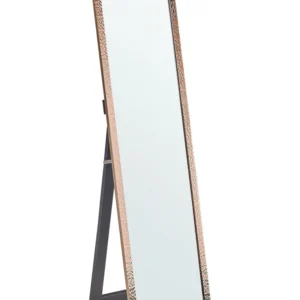 Espelho de pé cor de cobre 40 x 140 cm BRECEY Aumento 5x | Maquilhagem