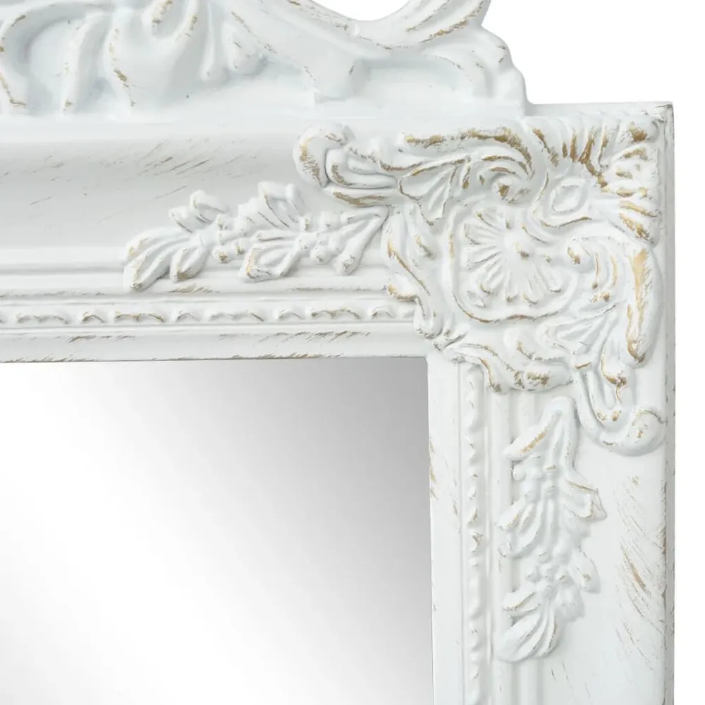Espelho Solar Espelho de pé estilo barroco 160x40 cm branco