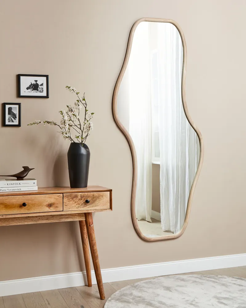 Design de Luxo Espelho BIOLLET Madeira Autêntico